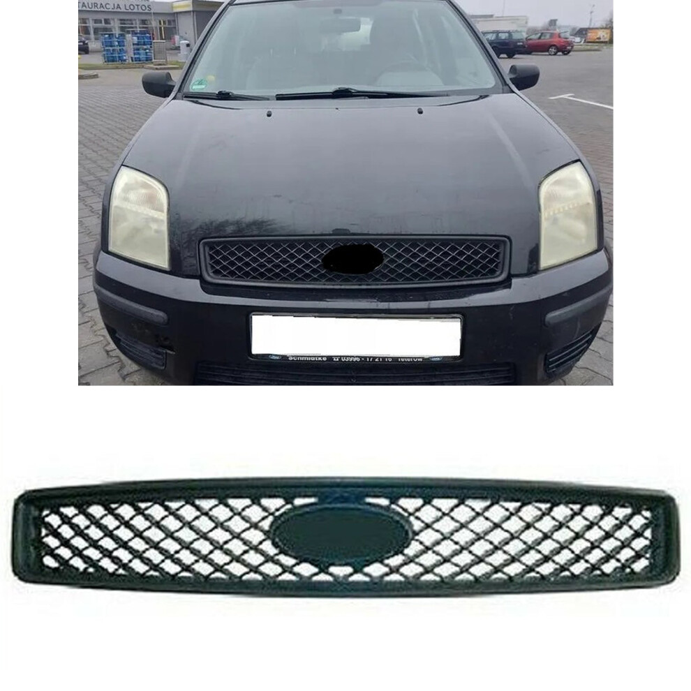 Fits Ford Fusion 2002-2005 Front Main Upper Centre Radiator Grille Black - Image 3