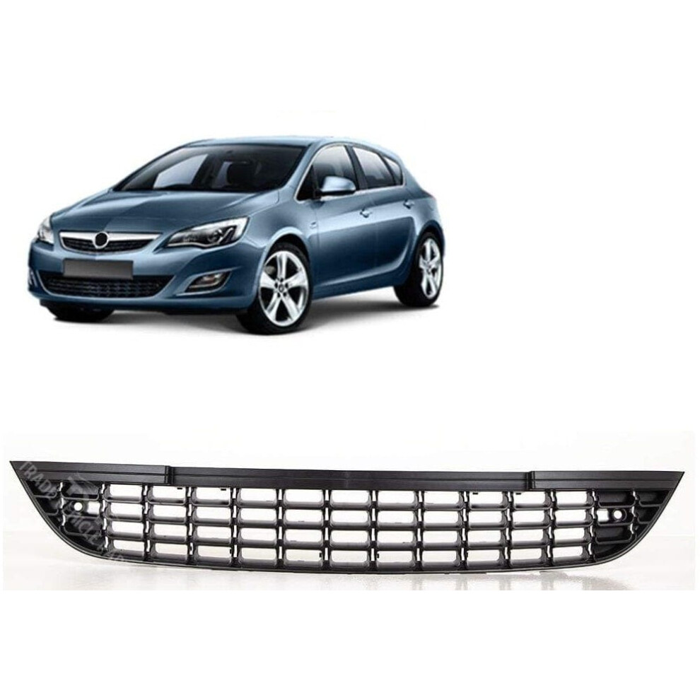 Front Bumper Lower Grille No Pdc Vauxhall Astra J Hatch/5Dr 10-12 Not For Gtc 7426938475599
