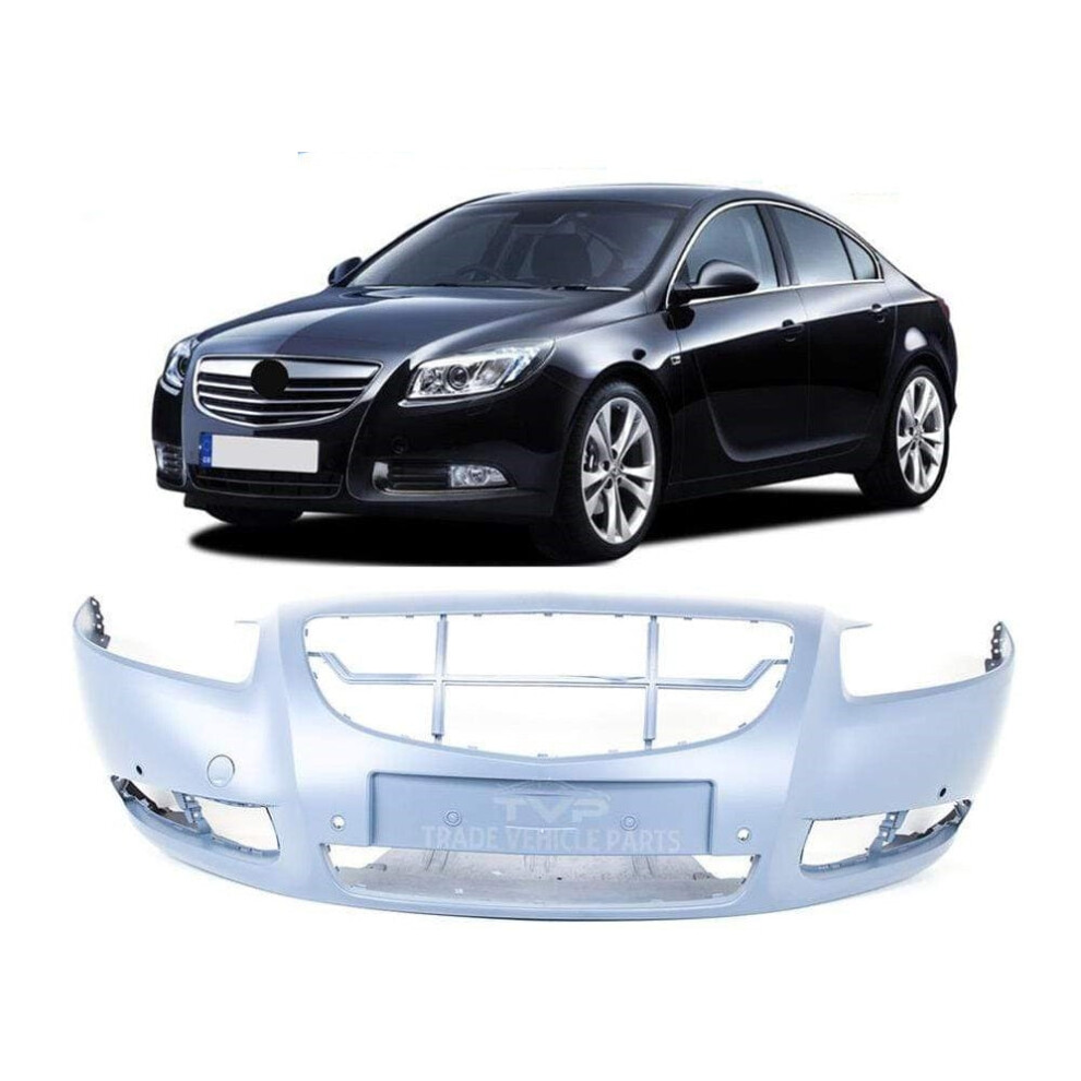 Front Bumper Primed With Pdc Vauxhall Insignia 2009-2013 Not Vxr Models New 7426860426966