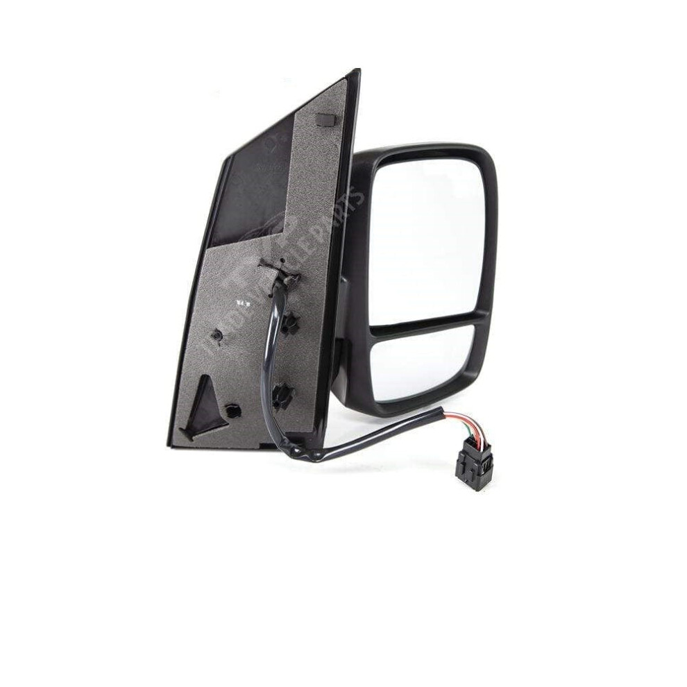 Tvp Trade Vehicle Parts.co.uk Black Door Wing Mirror Heated Electric Twin O/S Right Side Fiat Scudo 2007-2016