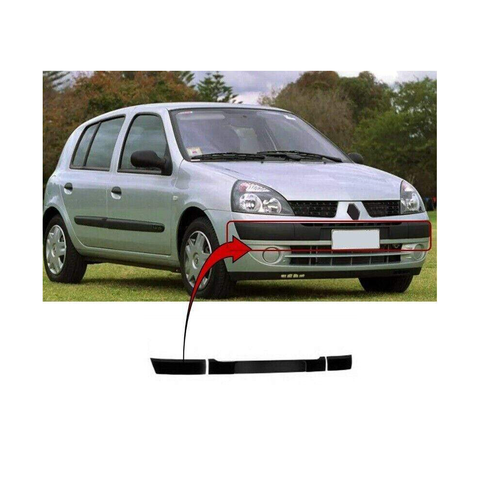 Front Bumper Moulding Set 3 Pieces Renault Clio 2001-2005 Brand New High Quality 7426860431861