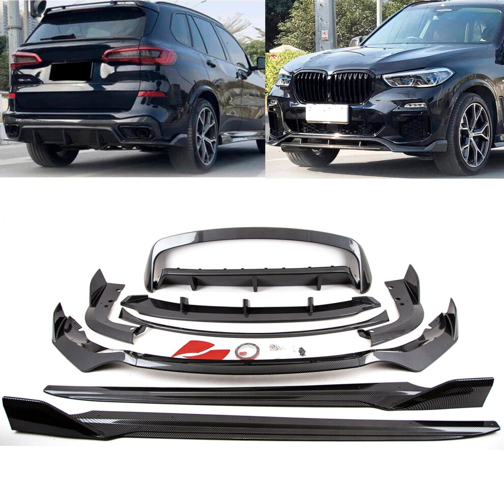 Bodykit Aero M Performance Style Front Splitter Diffuser Carbon Look Bmw X5 G05 9145588450890