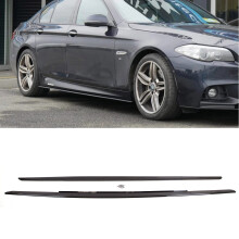 Fits BMW 5 Series F10 F11 2010-2016 Side Skirts Extension Blades Gloss Black