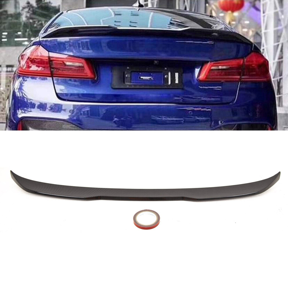 Rear Trunk Boot Lip Spoiler Cs Style Carbon Look Bmw 5 Series G30 M5 F90 9145588451156