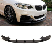 Front Lip Splitter Spoiler M Performance Style Matte Black BMW 2 Series F22 F23