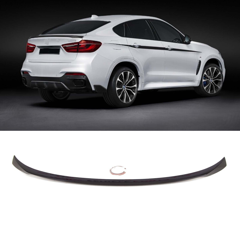 Rear Trunk Boot Lid Spoiler M Performance B Style Gloss Bmw X6 F16 X6m F86 Black 9145588448132