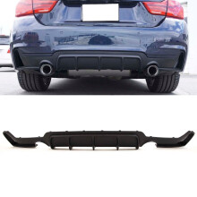 Rear Bumper Diffuser M Sport Performance Look Matte Black BMW 4 Srs F32 F33 F36
