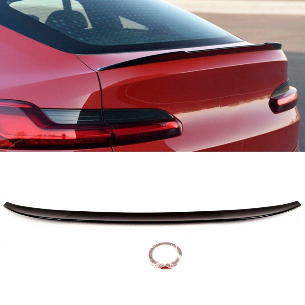 Fits Bmw X4 G02 2018- Rear Trunk Boot Lip Spoiler Gloss Black 9145588447869