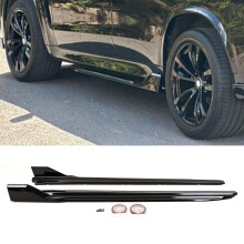 Fits BMW X5 F15 2013-2018 Side Skirts Extension Blades Gloss Black