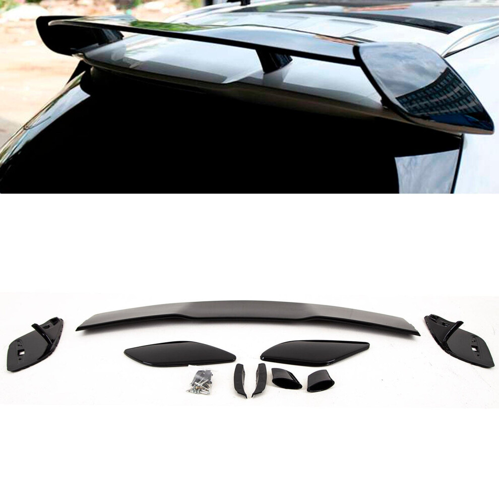 Rear Roof Boot Lip Spoiler Amg A45 Look Gloss Mercedes A Class W176 Black 9145588450326