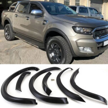 Slim Wheel Arches Extensions Fender Flares Set Ford Ranger T6 T7 T8 2016-2019