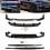 Fits BMW X6 G06 2019- Front Splitter Rear Diffuser Skirts Gloss Black 1