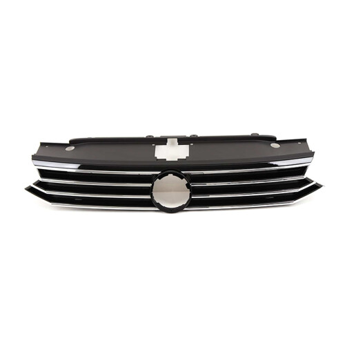 Front Main Grille With Chrome Slats VW Passat 2015-