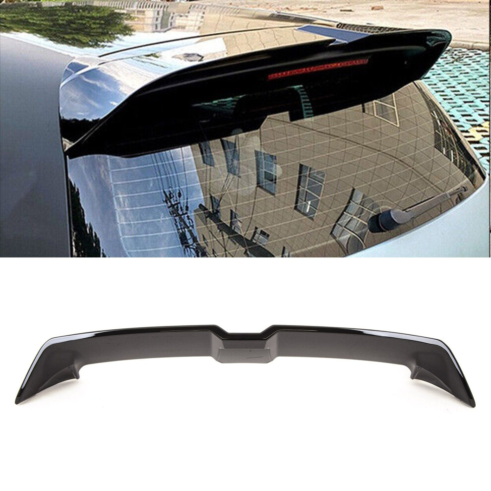 Rear Roof Boot Lip Spoiler Oettinger Style Gloss Vw Golf Mk6 2008-2013 Black 9145588450562