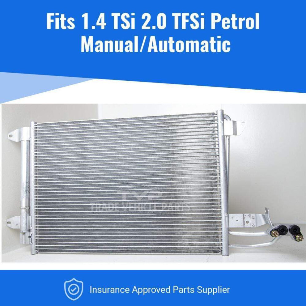 Tvp Trade Vehicle Parts.co.uk Air Con Condenser Vw Scirocco 137 138 2008-2017 1.4 Tsi 2.0 Tfsi Petrol Man/Auto