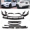 Aero Body Kit Front Splitter Diffuser Spoiler Skirts Gloss Black Tesla Model 3 1