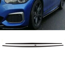 Fits BMW 1 Series F20 F21 2011-2019 Side Skirts Extension Blades Look Gloss Black
