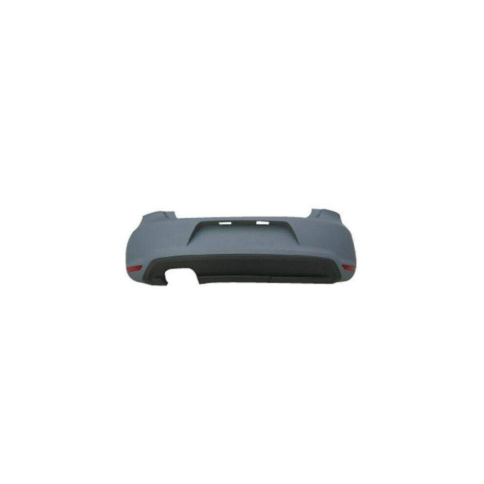 Tvp Trade Vehicle Parts.co.uk Rear Bumper Primed Complete With Spoiler Double Exhaust Vw Polo Gti 2009-2014