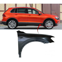 Front Wing Primed Right Side O/S Volkswagen Tiguan 2016- Onwards High Quality