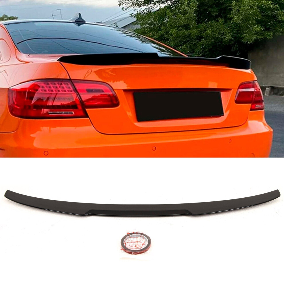 Rear Trunk Boot Spoiler M4 Style Gloss Bmw 3 Series E92 Coupe 2006-2013 Black 9145588378002