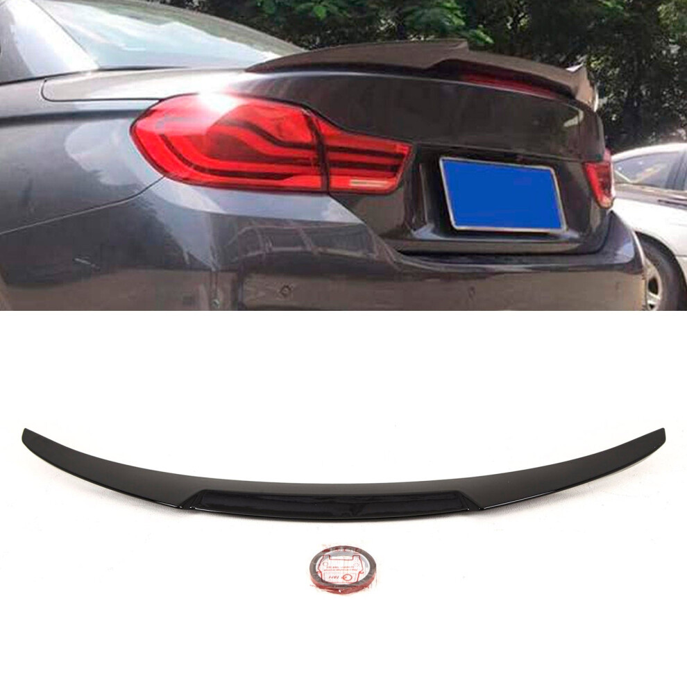 Tvp Trade Vehicle Parts.co.uk Black Rear Trunk Boot Spoiler M4 Style Gloss Bmw 4 Series F33 F83 M4 2014-2020