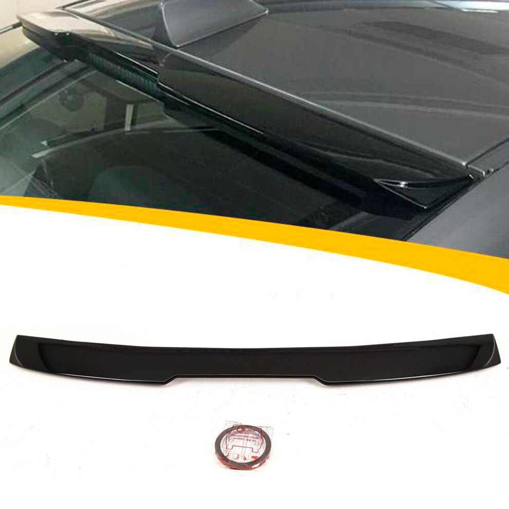 Rear Roof Boot Lip Spoiler M Style Gloss Bmw 5 Series E60 M5 2004-2010 Black 9145588378187