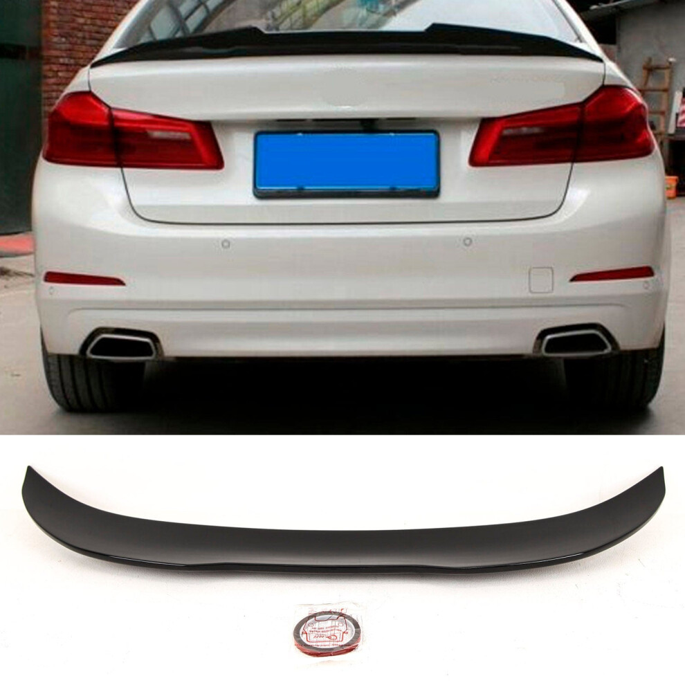 Tvp Trade Vehicle Parts.co.uk Black Rear Trunk Boot Lip Spoiler Psm Style Gloss Bmw 5 Series F10 2010-2016