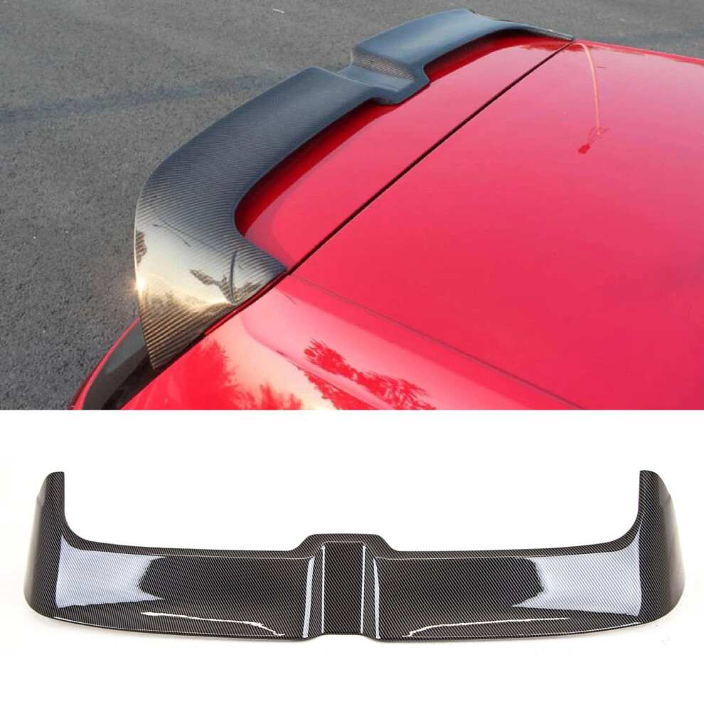 Rear Roof Spoiler Oettinger Style Carbon Fibre Look Vw Golf Mk7 Mk7.5 R Gtd Gti 9145588450555