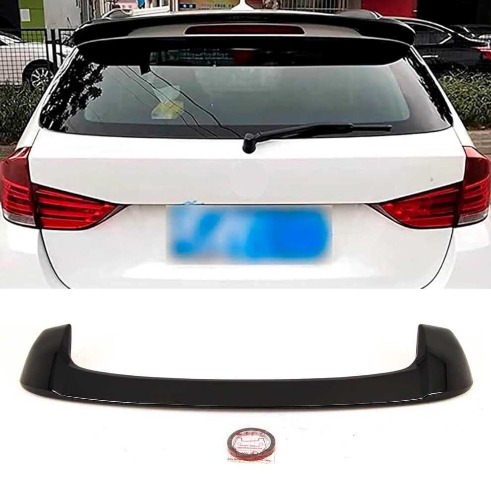 Rear Roof Boot Lip Spoiler Gloss Bmw X1 E84 2009-2015 Black 9145588378224