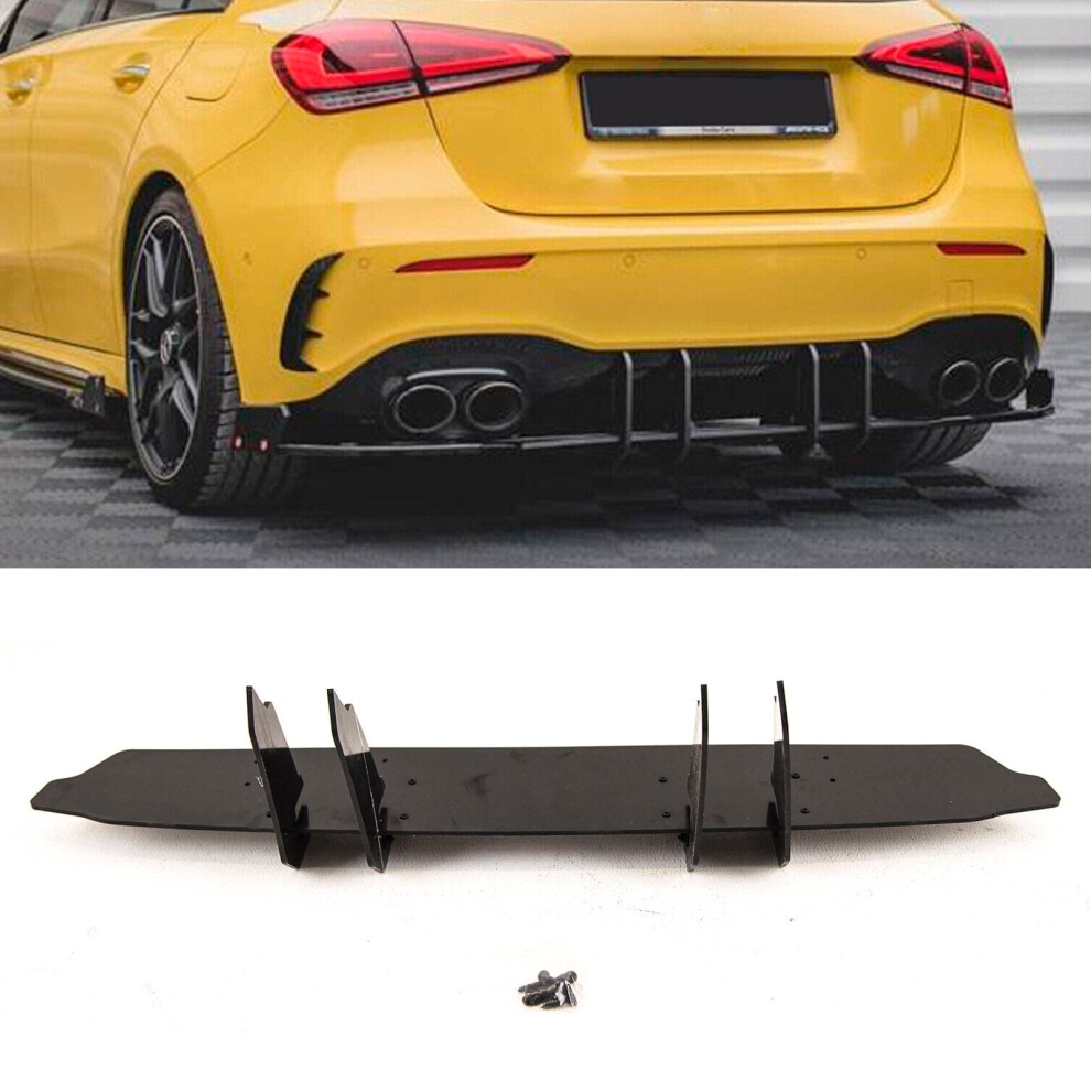Rear Bumper Blade Diffuser Body Kit Mercedes A35 A45 Amg Style A-Class W177 9145588378309