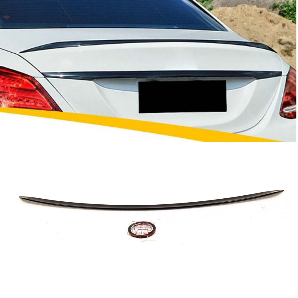 Rear Boot Lip Spoiler E63s Amg Style Gloss Mercedes E-Class W213 2016-2023 Black 9145588378453