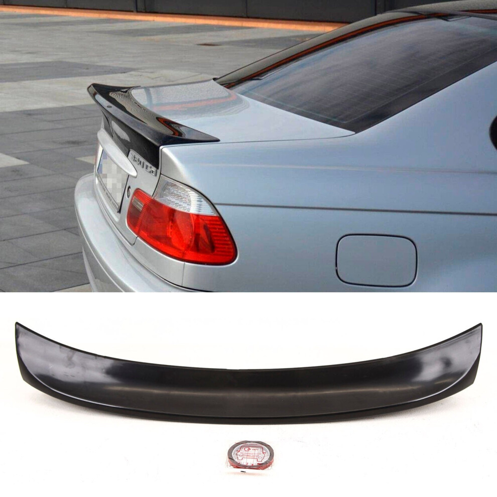 Rear Trunk Boot Spoiler M3 Csl Style Unpainted Bmw 3 Series E46 1998-2005 9145588377951