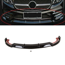 Fits Mercedes E-Class W213 C238 A238 2016-2020 Front Lip Splitter Spoiler E63S Sport Gloss Black