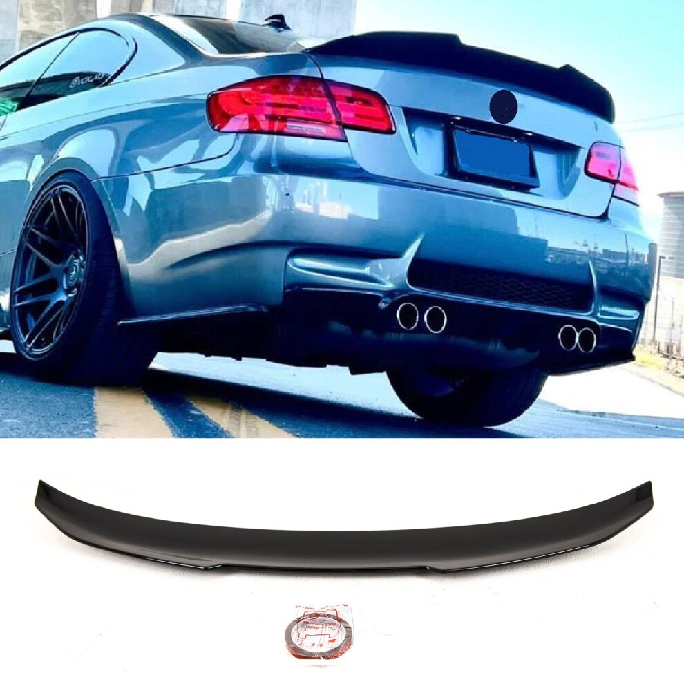 Rear Trunk Boot Spoiler Psm Style Gloss Bmw 3 Series E92 Coupe 2006-2013 Black 9145588378019