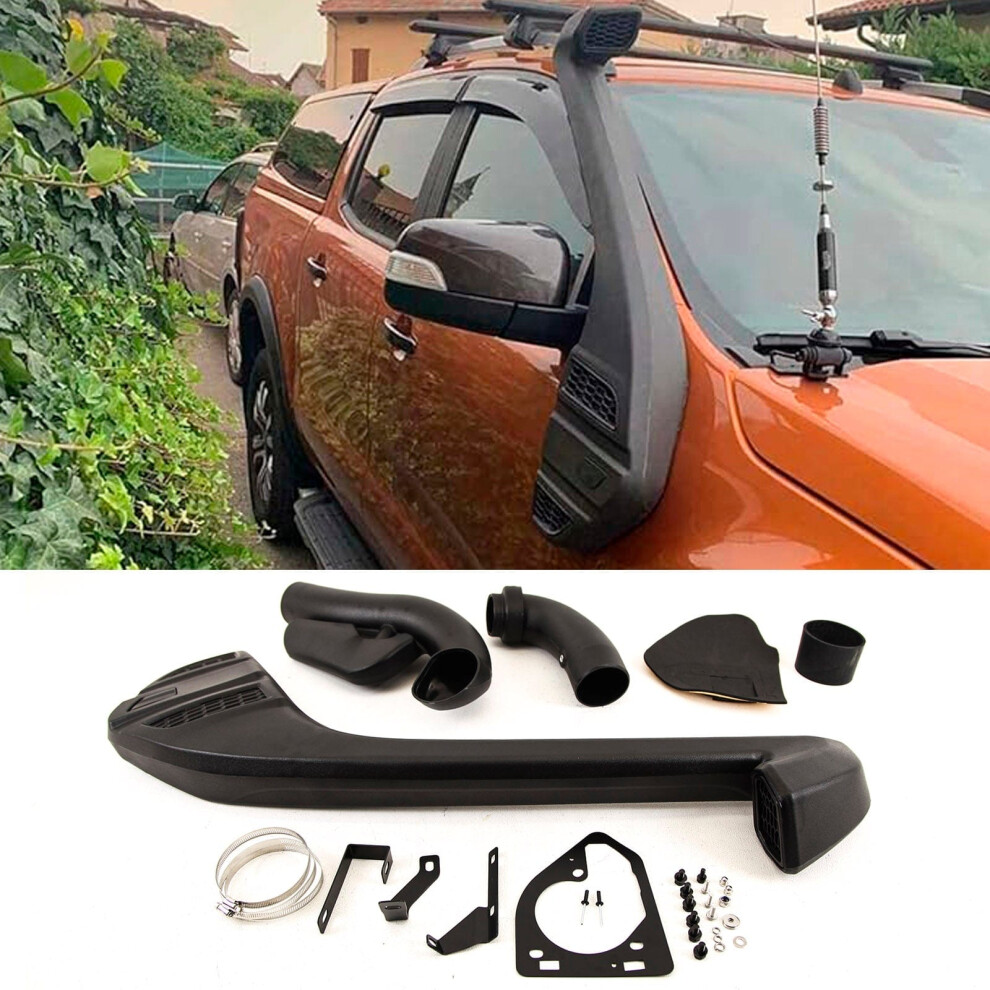 Raised Air Intake Induction Snorkel Kit For Ford Ranger T6 T7 T8 09/2015-2022 Black 9145588446749