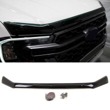 Bonnet Guard Wind Stone Bug Protector Deflector Gloss For Ford Ranger T9 2022-