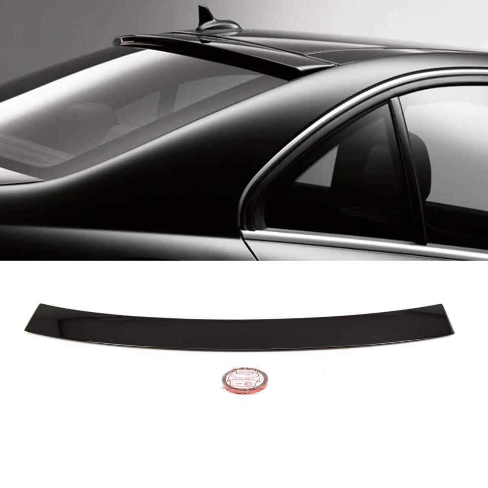 Fits Mercedes C-Class W204 Saloon 2008-2014 Rear Roof Boot Lip Spoiler Sport Gloss Black 9145588378330