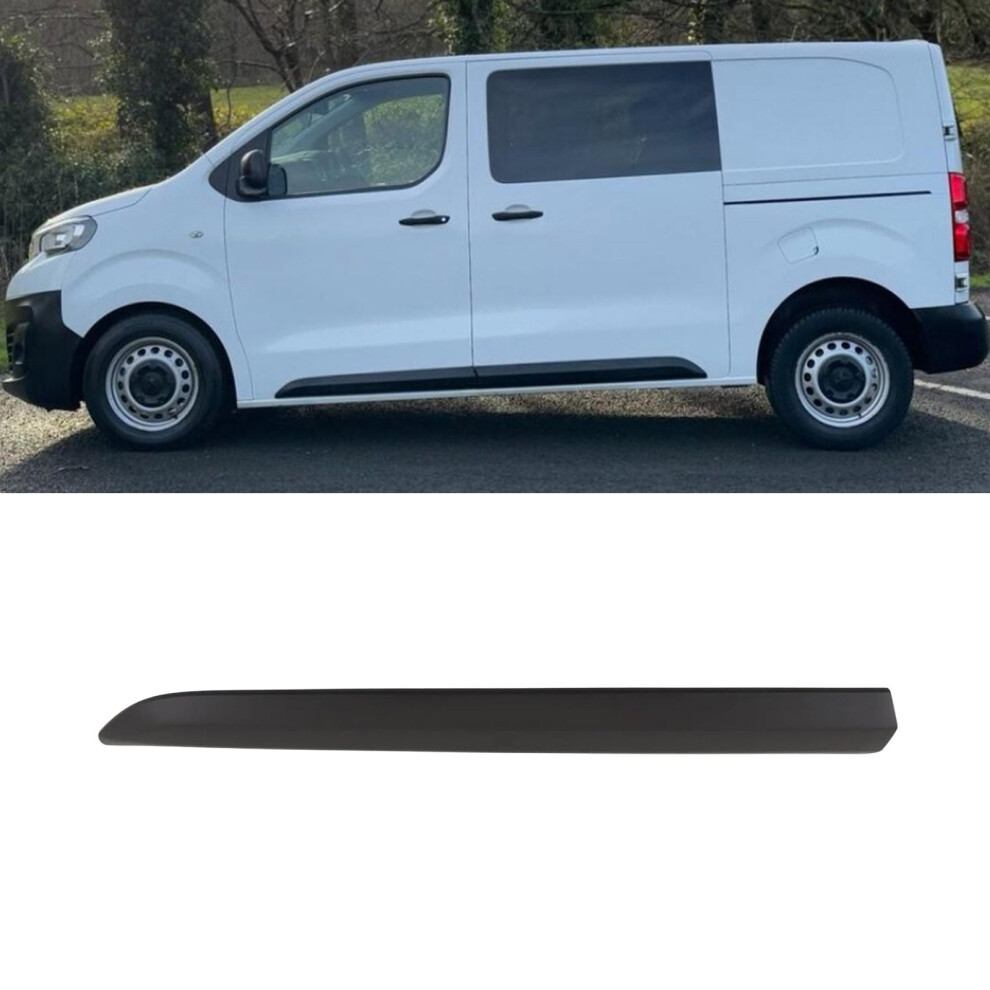 Front Door Moulding Trim New Passenger Side For Peugeot Expert 2016- Black 9145588445766