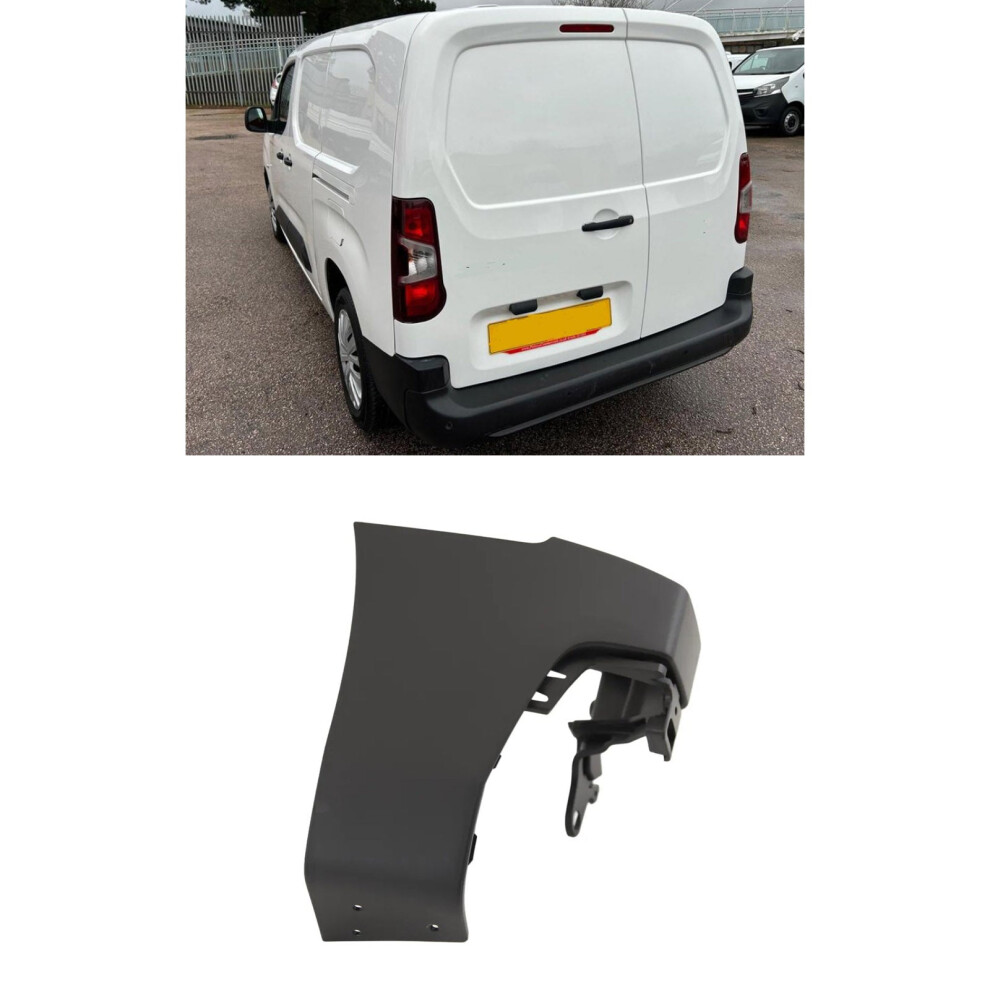 Rear Bumper End Swb Twin Doortype Passenger Side New For Peugeot Partner 2018- 9145588445490