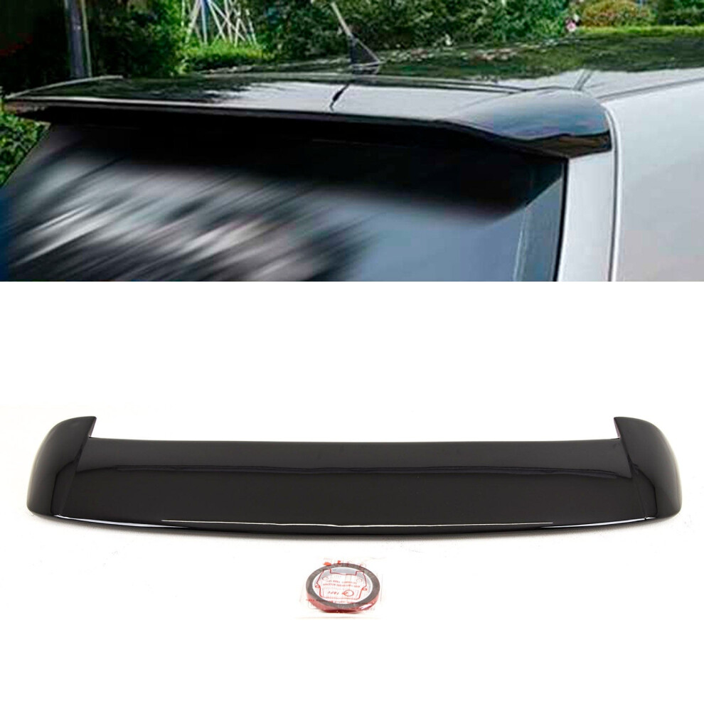 Rear Roof Boot Lip Spoiler Gloss Vw Golf Mk4 1997-2006 Black 9145588377722