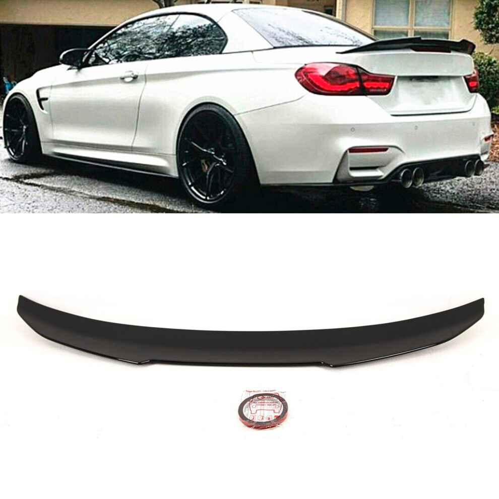 Fits BMW 4 Series F33 F83 M4 2014-2020 Rear Trunk Boot Spoiler Gloss - Image 4