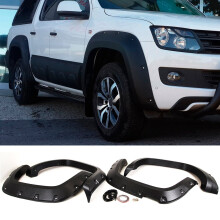 For VW Amarok 2011-2016 Wheel Arches Extension Fender Flares Set Black