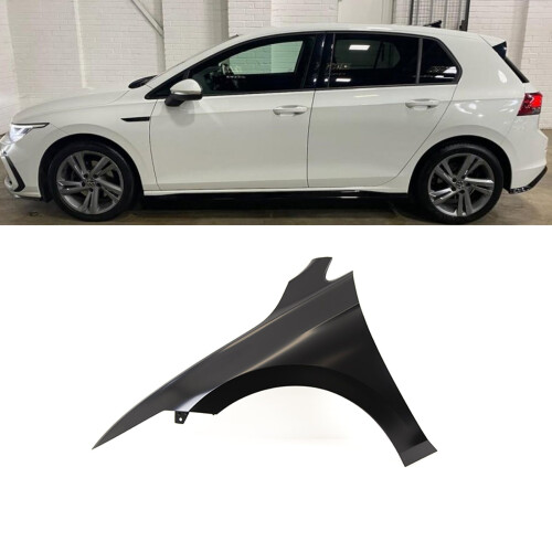 Front Wing Primed Passenger Side VW Golf MK8 2020-