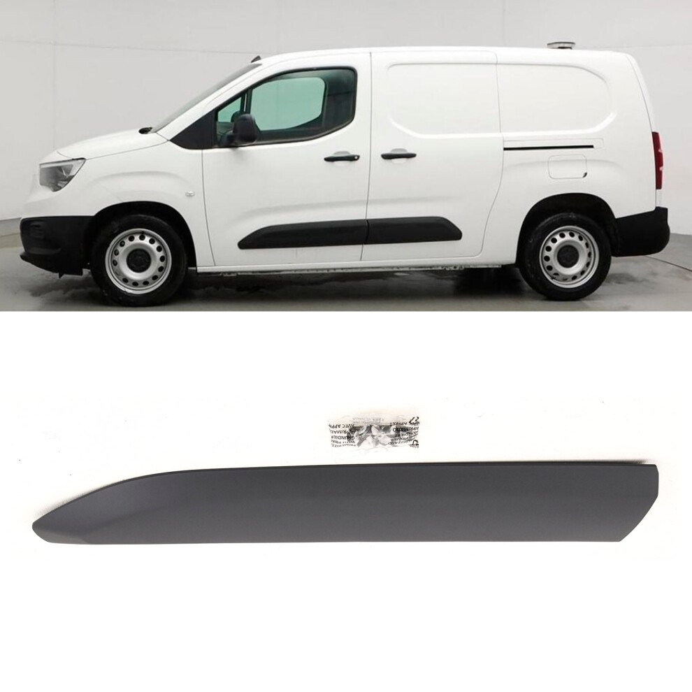 Front Door Moulding N/S Primed Berlingo Partner Doblo Proace Combo 2018- 9145588439338
