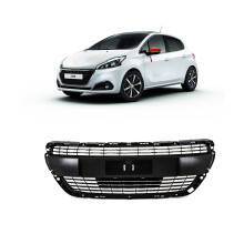 Front Bumper Centre Grille Allure Models For Peugeot 208 2015-2019 1613485580