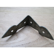 Pack Of 2 Arrow Head Corner Brace Antique Iron Large.