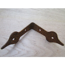 Pack Of 2 Spear Head Corner Brace Rust.
