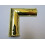 Flat Round End Corner Polished Brass. 1