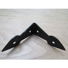 Pack Of 2 Arrow Head Corner Brace Black Small.