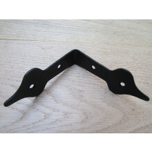 Pack Of 2 Spear Head Corner Brace Black.
